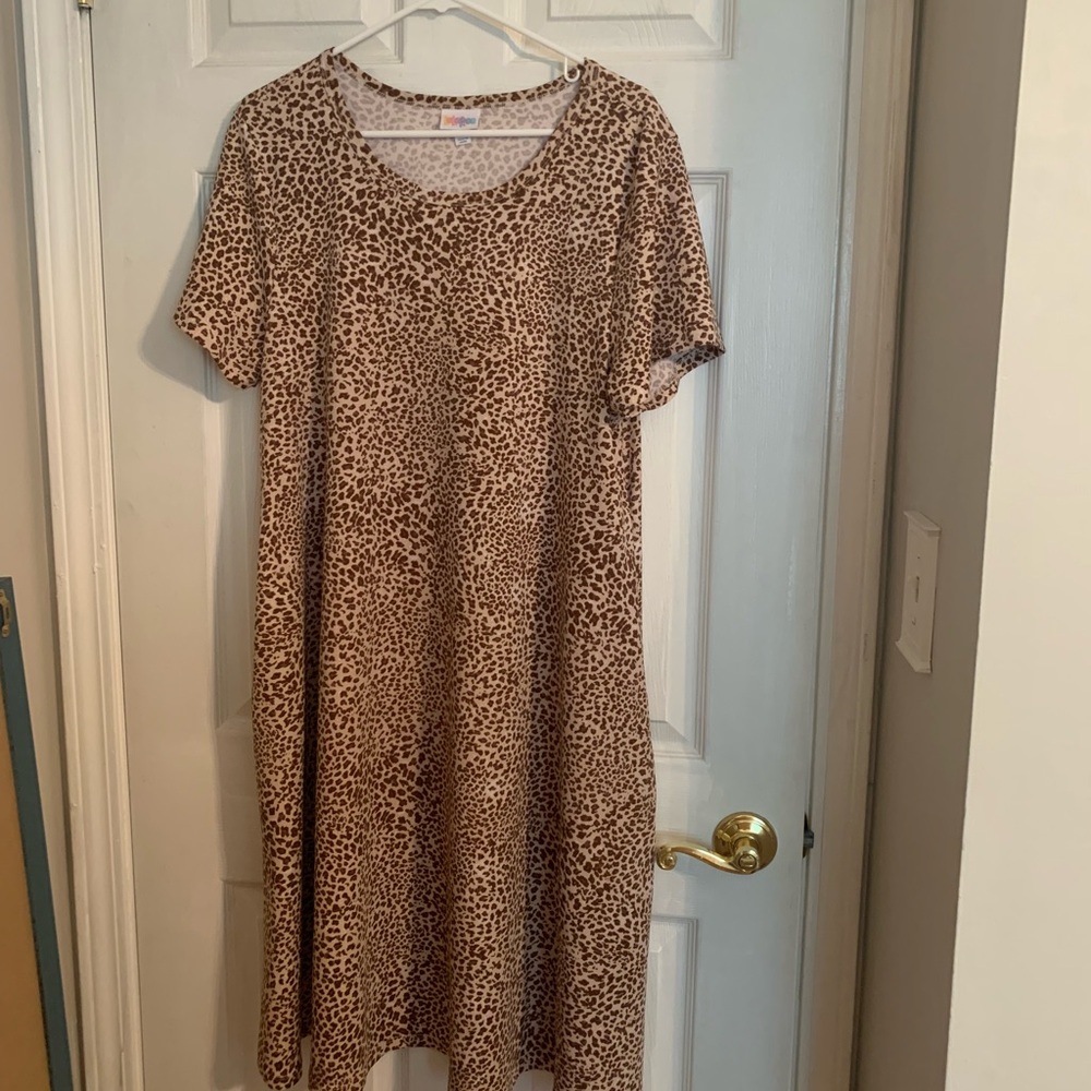 LLR Lularoe dress leopard print xl